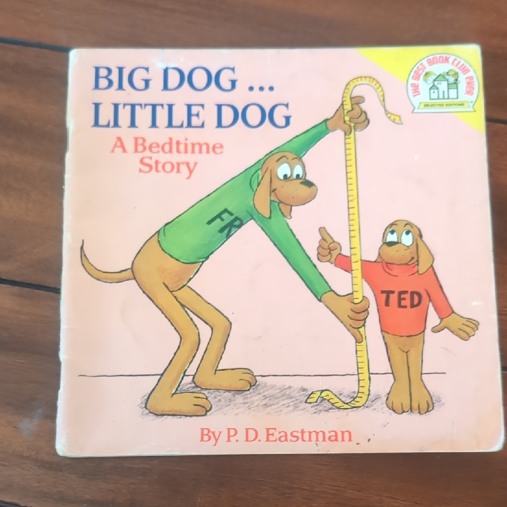 Big Dog Little Dog Bedtime Story Book